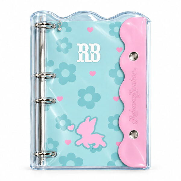 Fichário Colegial PVC Cristal Rebecca Bonbon Verde 192 Fls - DAC