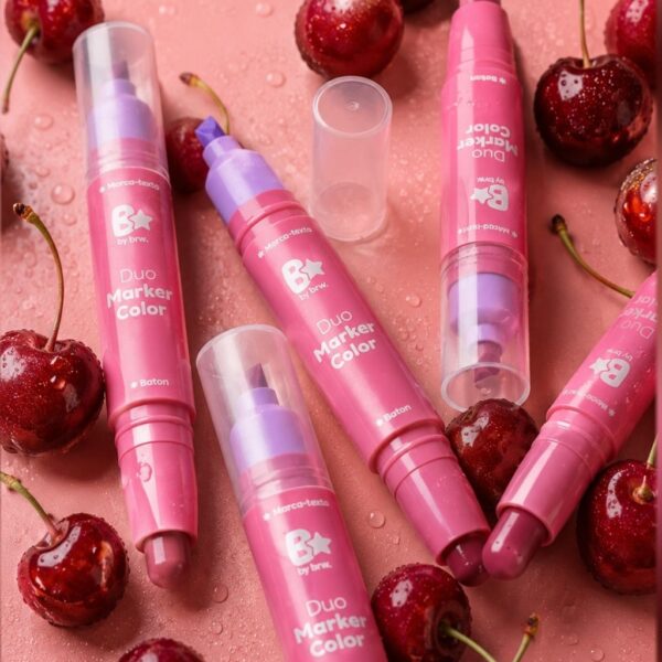 Make Marca-Texto + Lip Stick Duo Color - BRILHAE - UND