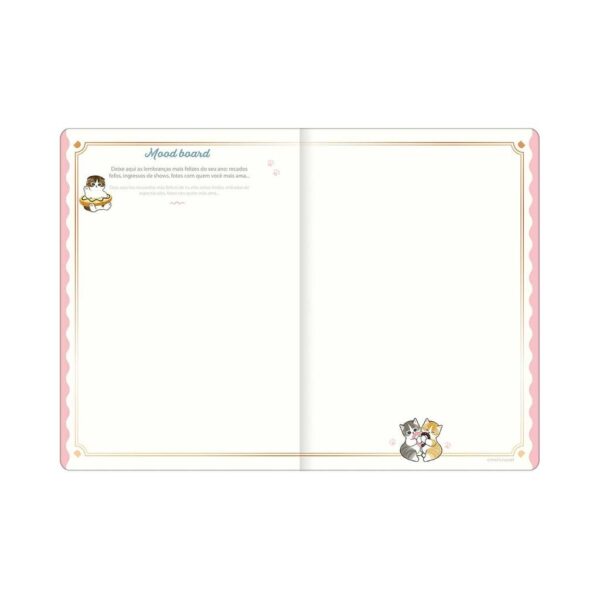 Planner 2027 Grampeado Gato Mofusand 17,8x25,4cm - TILIBRA - UND