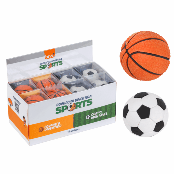 Borracha Sports Ball BRW - Display 16 UND