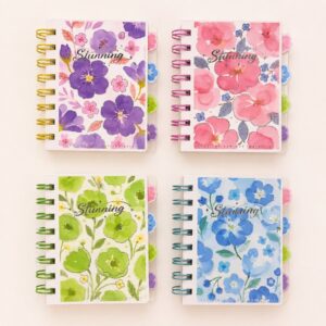 Caderno A7 Stunning Flores de Verão 9,7x11,3cm 80 fls - IMPORTADO - UND