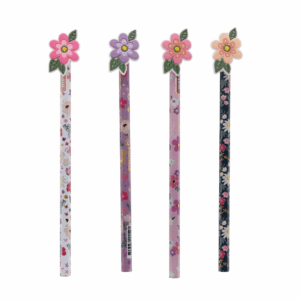 Lápis Preto Top Love Flowers Molin