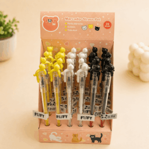 Caneta Gatinho Ponta Diamante - FOFY - UND