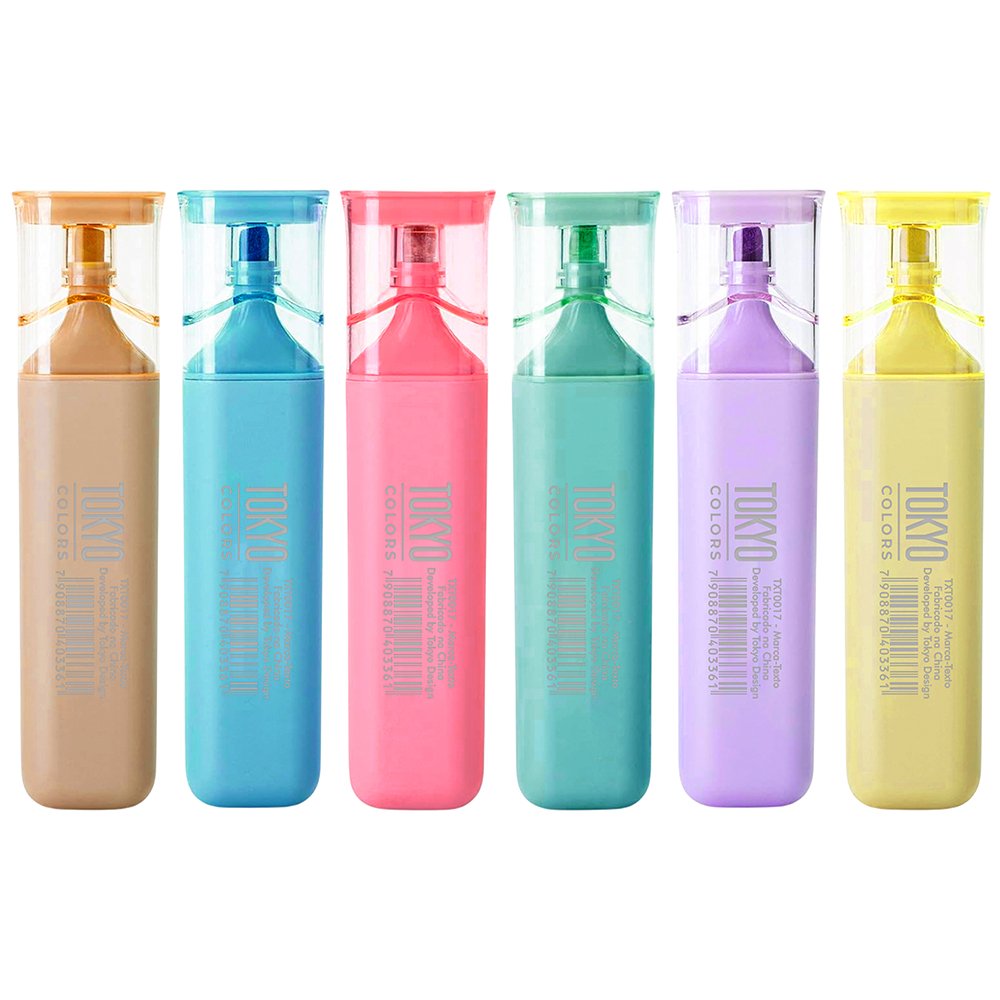 Marca Texto Quadrado Pastel G - TOKYO DESIGN - UND