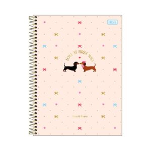 Caderno Espiral Capa Dura Universitário 1 M Brownie 20x27,5cm 80 Fls - TILIBRA - UND