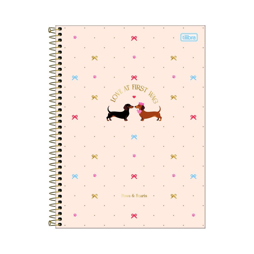 Caderno Espiral Capa Dura Universitário 1 M Brownie 20x27,5cm 80 Fls - TILIBRA - UND