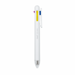 Caneta Esferográfica 1.0mm 4 Cores Pastel BRW
