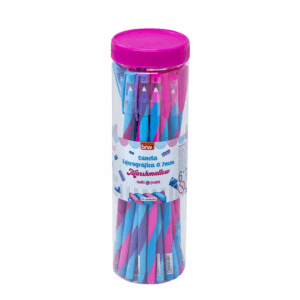 Caneta Esferográfica 0.7 mm Marshmallow - BRW - POTE C/ 24 UND
