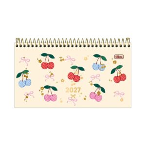 Agenda 2027 Espiral Semanal Amarena 16,7x8,9cm - TILIBRA - UND