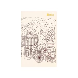 Caderno A5 Brochura PONTILHADO Cantinho Aconchegante 13,5x20,5cm - UNISO - UND