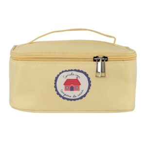 Lancheira Fofa Térmica Amarela 3L "Tempero de Casa" 22x14x10cm - FLORIE - UND