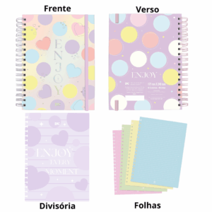 Caderno Smart Colegial Enjoy 80 fls - DAC