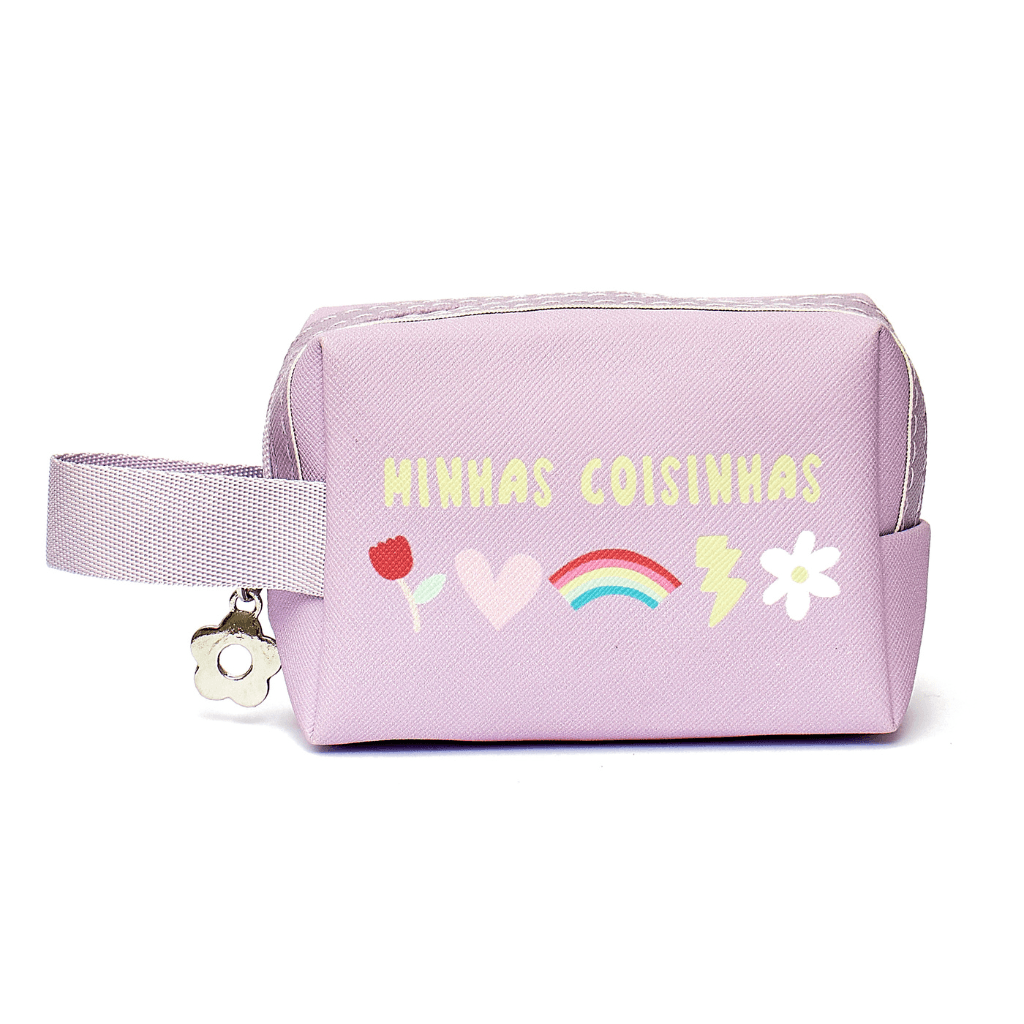 Bolsinha Porta Moedas Lilás 8x 11x 5cm - FLORIE - UND
