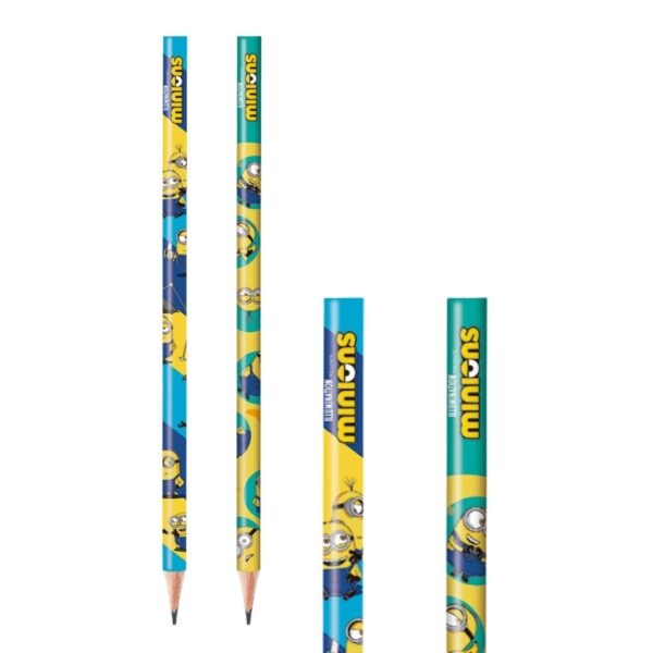 Lápis Preto Minions HB TRIS - Pacote 12 Und