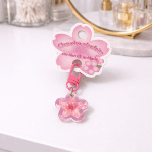 Chaveiro Pingente Charm Flor Cute Colors -  IMPORTADO  - UND