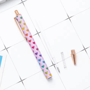 Caneta Metálica LUXO Glitter Love - IMPORTADO - UND