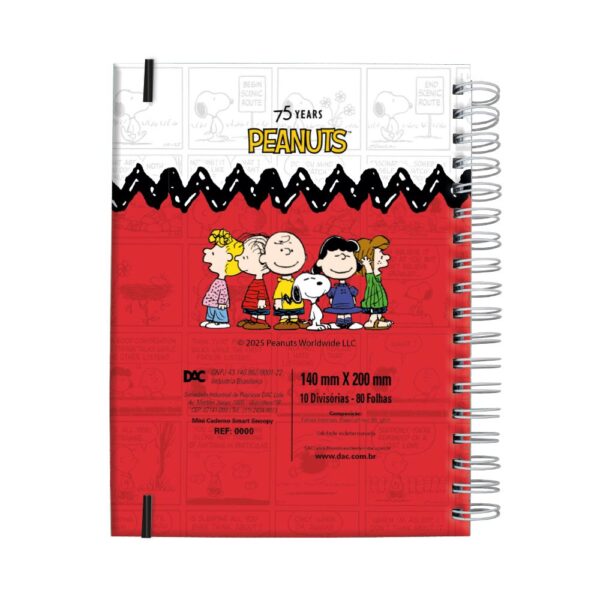 Caderno Smart Mini 80 fls Snoopy - DAC