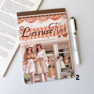 Caderno de Adesivos p/ Scrapbook e Colagens Moment Vibes 12 fls - IMPORTADO - UND