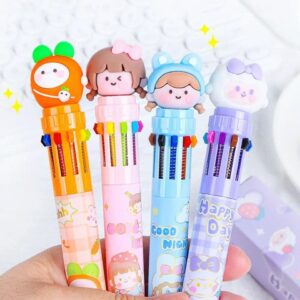 Caneta 10 Cores  Ovelha Fofa