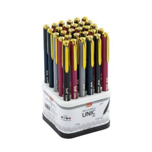 Caneta Esferográfica 0.7mm Unic Slim - BRW - 6 UND