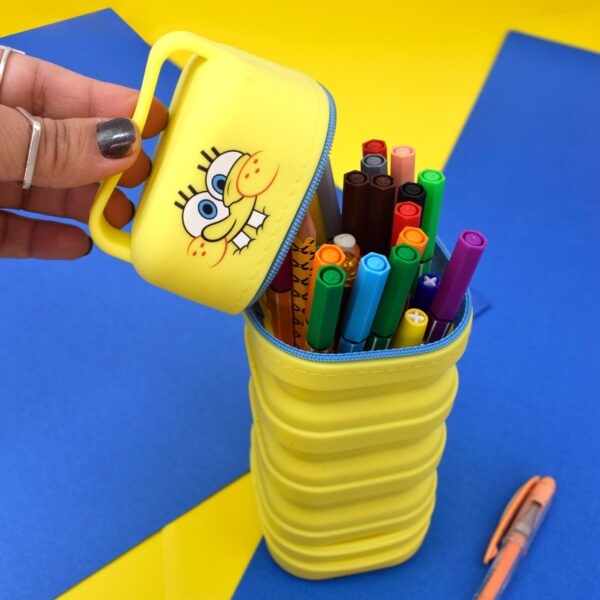 Estojo Retrátil Magic 2 em 1 Silicone Bob Esponja Nickelodeon - DAC