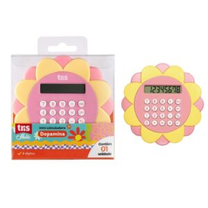 Calculadora de Bolso Holic Flor TRIS