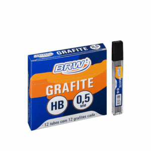 Grafite HB 0.5mm 12 UND - BRW - CX 12 TUBOS