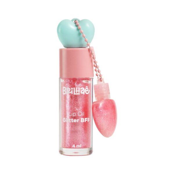 Make Lip Oil Glitter BFF 4ml c/ Acessório Mini Gloss 3,5ml - BRILHAE - UND