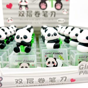 Apontador Quadrado Panda - UND