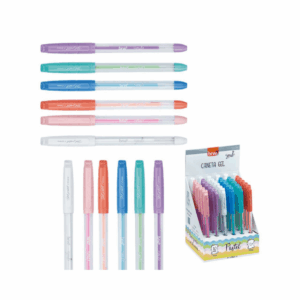 Caneta Esferográfica Gel Pastel 1.0mm - BRW - 6 UND