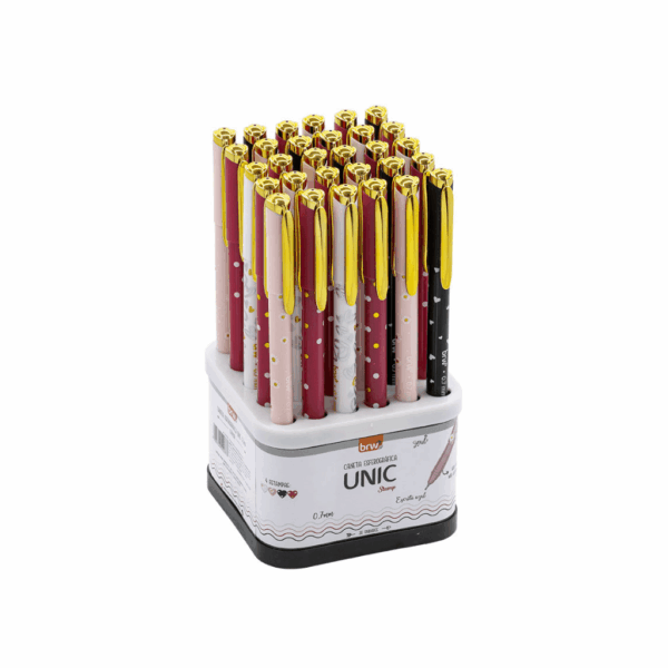 Caneta Esferográfica 0.7mm Unic Stamp - BRW - 6 UND