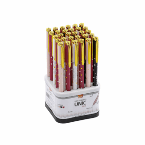 Caneta Esferográfica  0.7mm Unic Stamp - BRW - DISPLAY 30 UND
