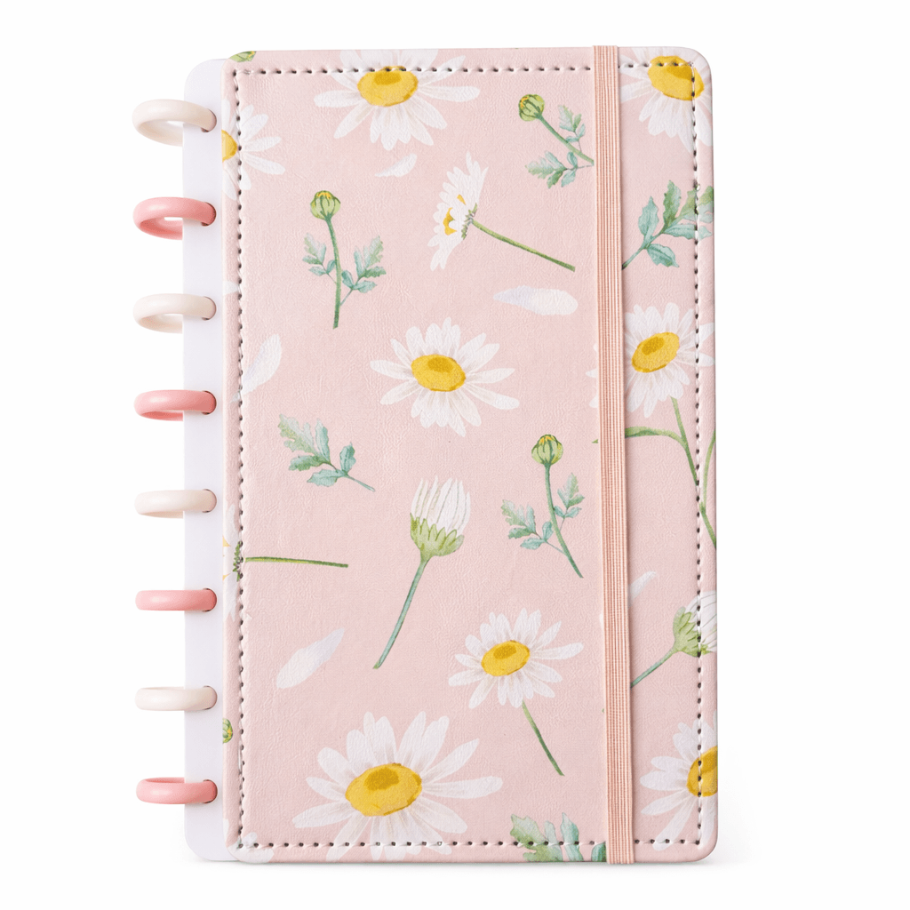 Caderno de Disco MARGARIDAS A5 80 Fls/8 discos -  15x21,2cm  - IMPORTADO - UND