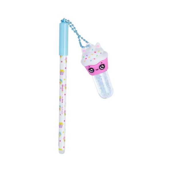 Make Caneta Gel Apagável + Lip Gloss Duo Charm - BRILHAE - UND