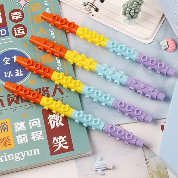Caneta Fofa Lego - Pacote 6 Und
