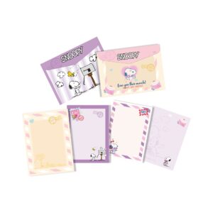 Lata Colecionável de Metal com Cartas e Envelopes Snoopy - DAC