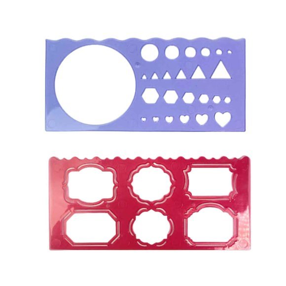Régua Stencil Lilac Fields By Sof Bolsa 4 Modelos Molin - Cx 12 Bolsas