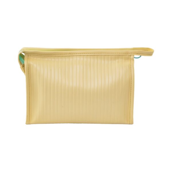 Necessaire Emborrachada Amarelo "COISINHAS FELIZES" 23x6x16cm - FLORIE - UND