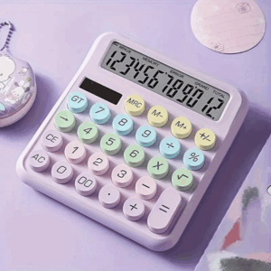 Calculadora de Mesa Vintage c/ Fonte Interna + Visor Luz