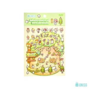Adesivo Cenário 3D Terra dos Sonhos 3 Peças 12,5x15cm - UNISO - UND