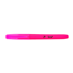 Marca Texto Fluorescente Amarelo e Rosa BRW - BLISTER C/ 2UN