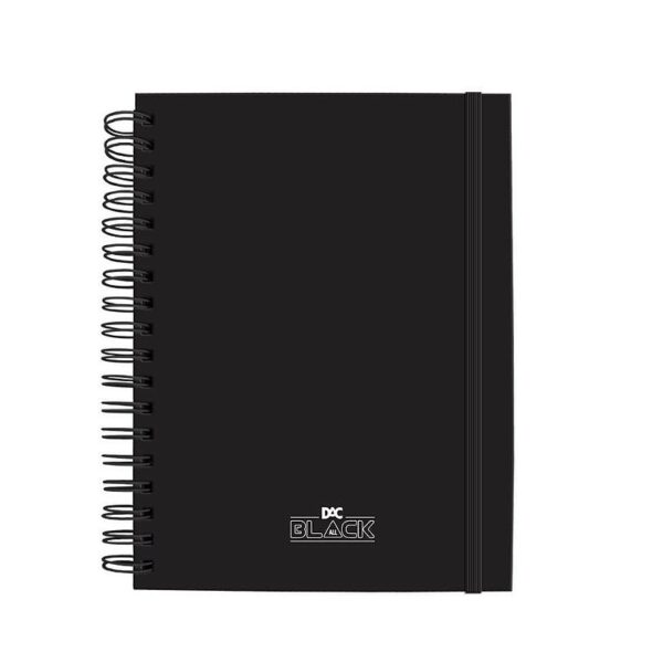 Caderno Smart Universitário 10 Divisórias All Black 80 fls - DAC