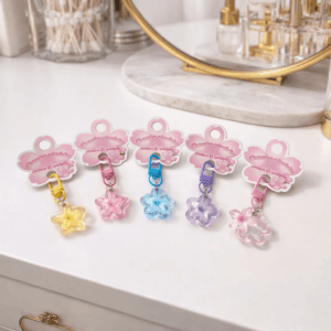 Chaveiro Pingente Charm Flor Cute Colors -  IMPORTADO  - UND