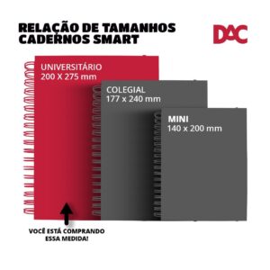 Caderno Smart Universitário 10 Divisórias Stitch Lilás 80 fls - DAC