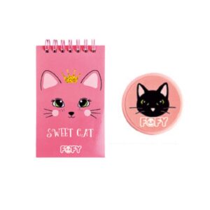 KIT Escolar Gatinhos 4 Peças - FOFY - UND