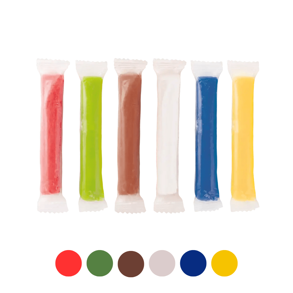 Massinha de Modelar Supersoft 6 Cores - TRIS - BLISTER