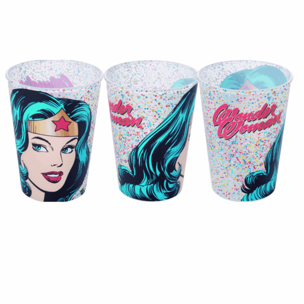 Copo Mulher-Maravilha 320 ml Sortido - PLASÚTIL - UND