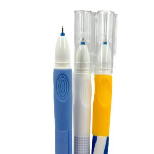 Caneta Apagável c/ Grip Emborrachado Cachorrinhos - Cx 12 Und