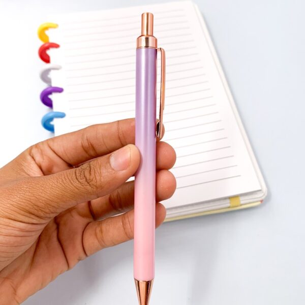 Caneta Luxo Clic Degradê Color - UND