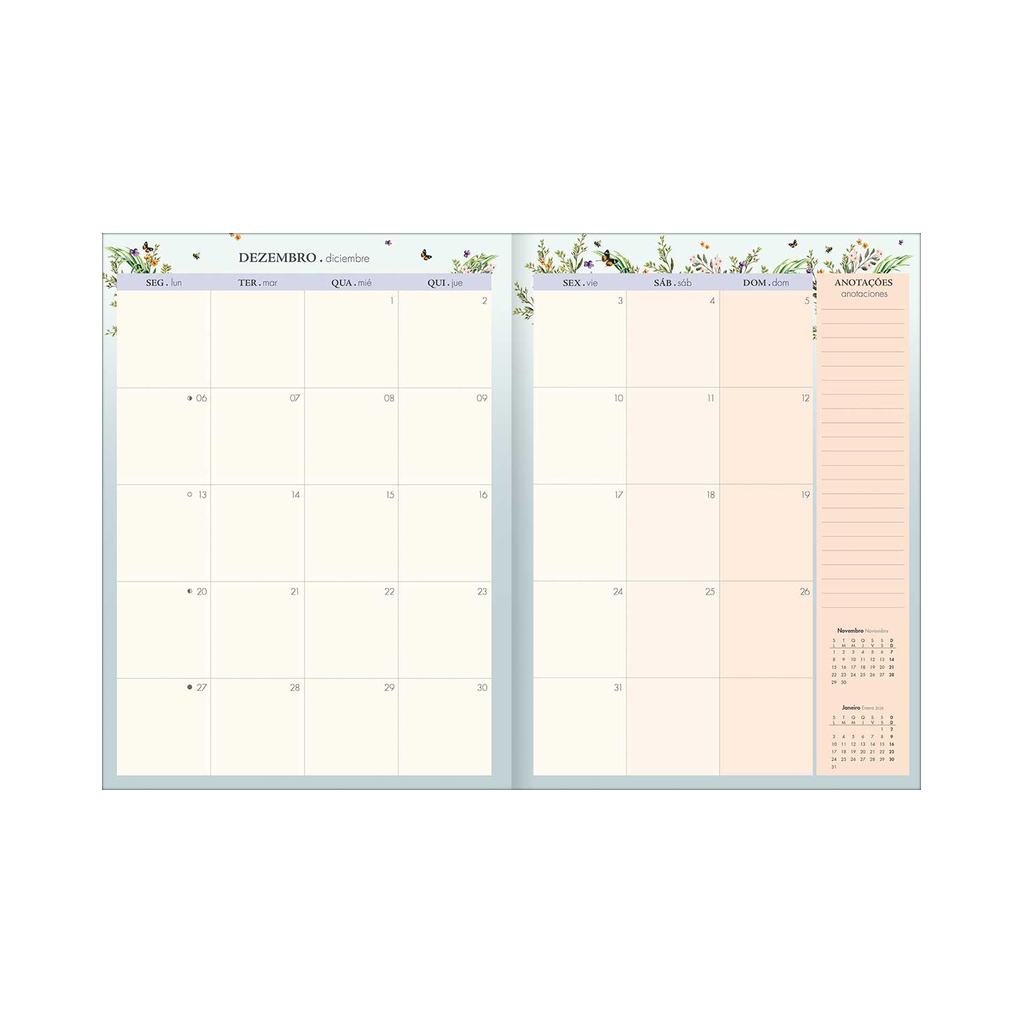 Planner 2027 Grampeado Naturalis 20x27,5cm - TILIBRA - UND